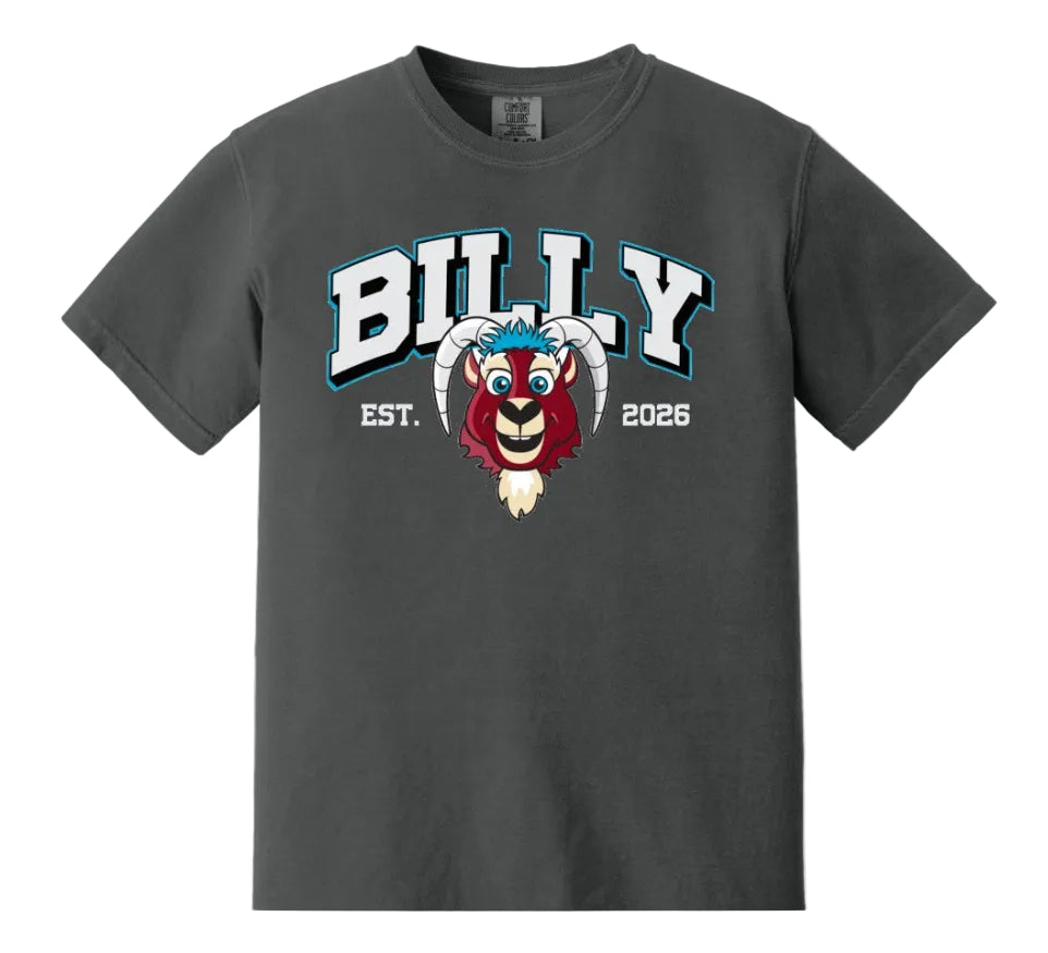 Goatheads Mascot Collegiate Shirt – Charcoal