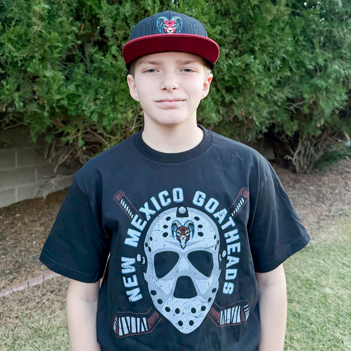 Goatheads Primary Logo Youth Flat Bill