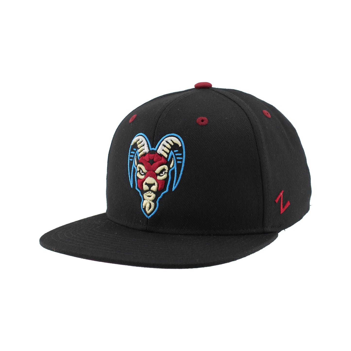 Goatheads Primary Logo Adjustable Flatbill Hat – Black