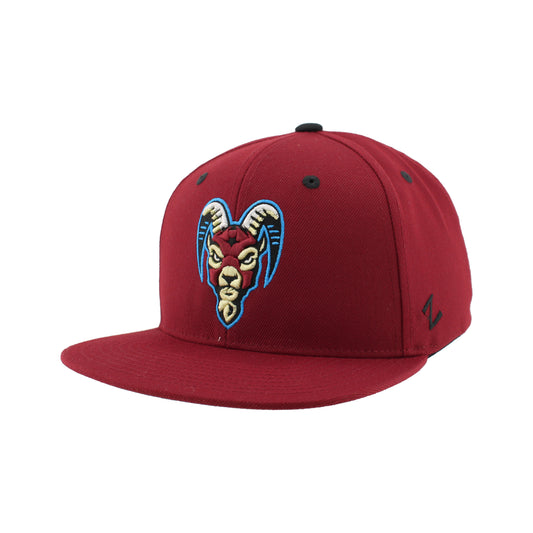 Goatheads Primary Logo Adjustable Flatbill Hat – Red
