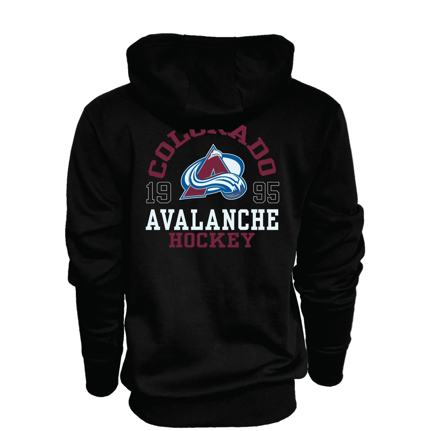 Colorado Avalanche Heritage Hockey Zip Hoodie