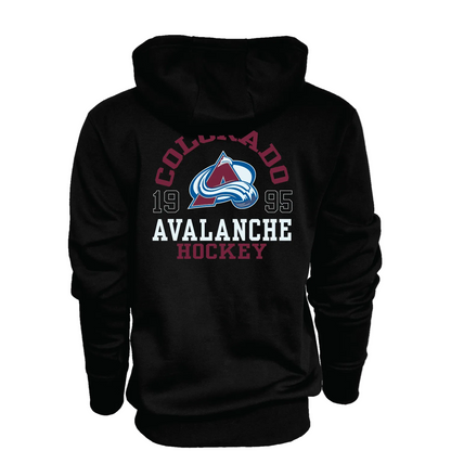 Colorado Avalanche Heritage Hockey Zip Hoodie