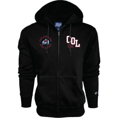 Colorado Avalanche Heritage Hockey Zip Hoodie