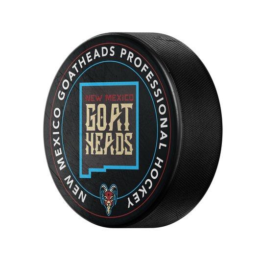 Goatheads State Logo Identity Puck