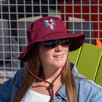 Goatheads Primary Red Bucket Hat