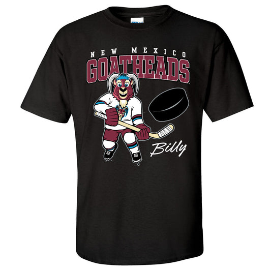 Goatheads Mascot Slapshot Shirt - Black