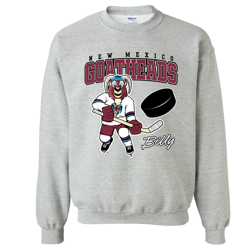 Goatheads Mascot Slapshot Crewneck