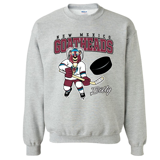 Goatheads Mascot Slapshot Crewneck