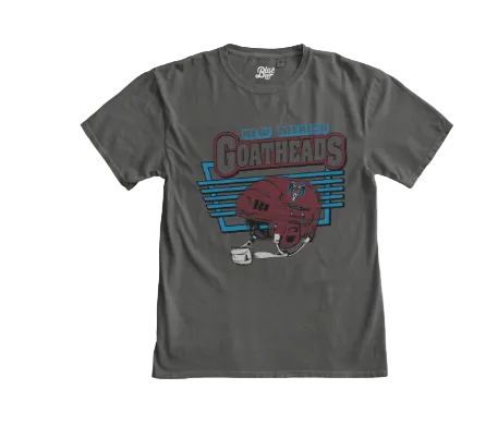 Goatheads Primary Vintage Helmet T-Shirt