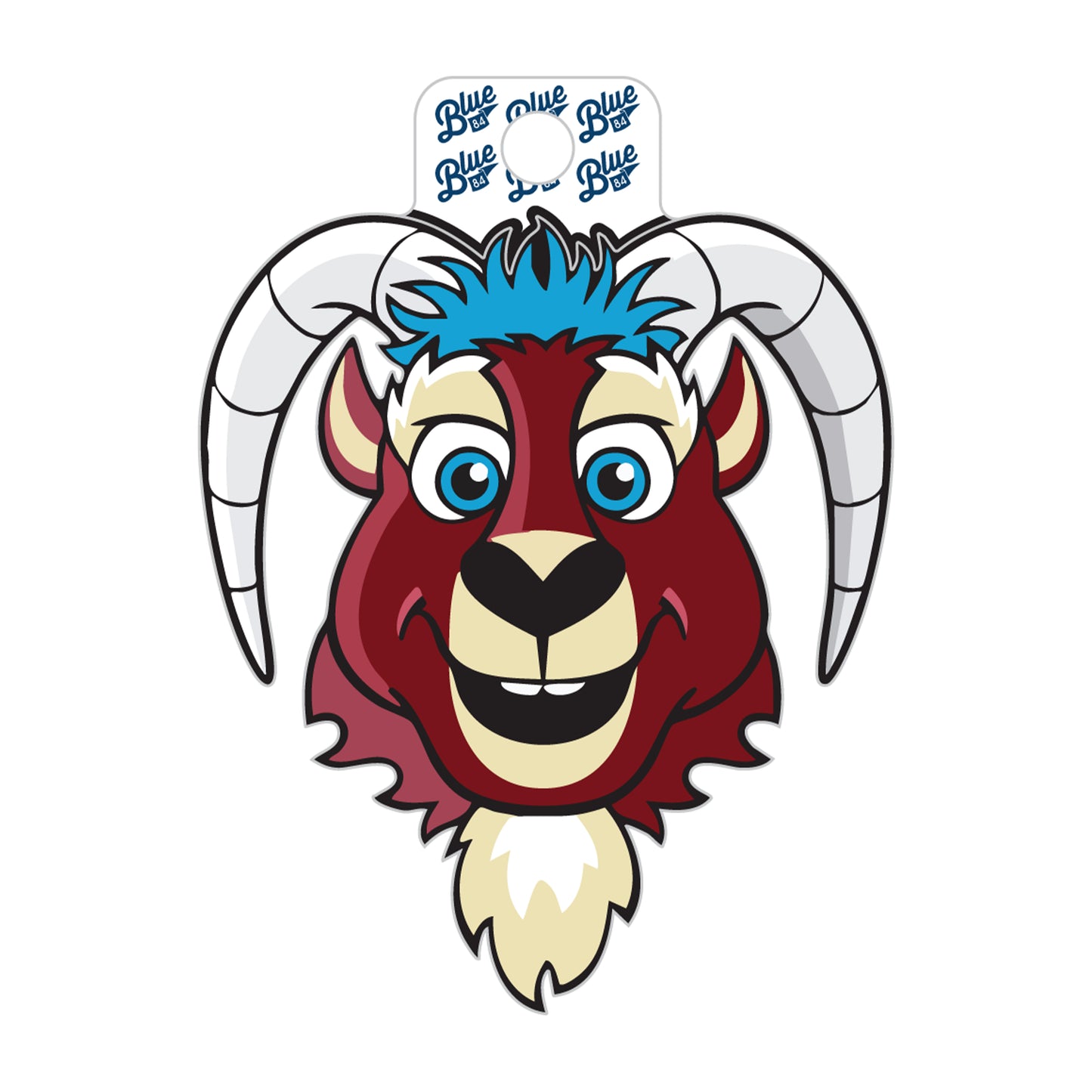 Goatheads Mascot Head Sticker