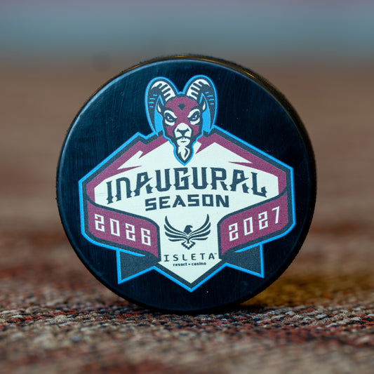 Goatheads Inaugural Season Puck