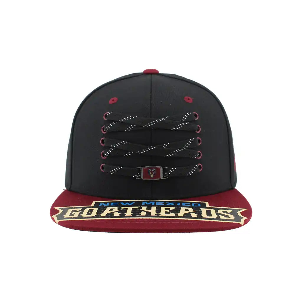 Goatheads X AVS Wordmark Black Lacer Flatbill Snapback