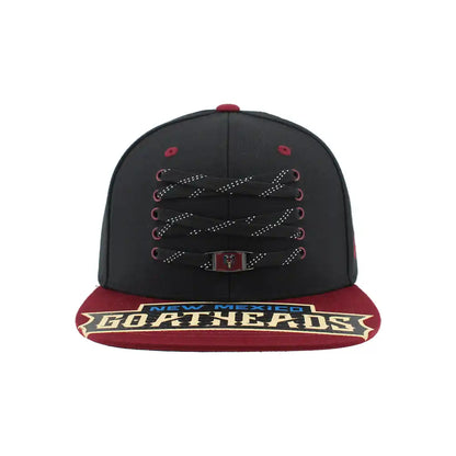 Goatheads X AVS Wordmark Black Lacer Flatbill Snapback