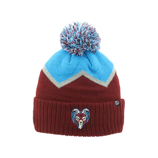 Primary Stripe Pom Beanie