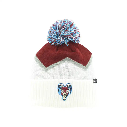 Primary Chevron Pom Beanie